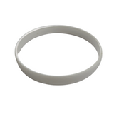 Bracelet Jonc Blanc Facetté Diamètre 65MM En Pure Céramique