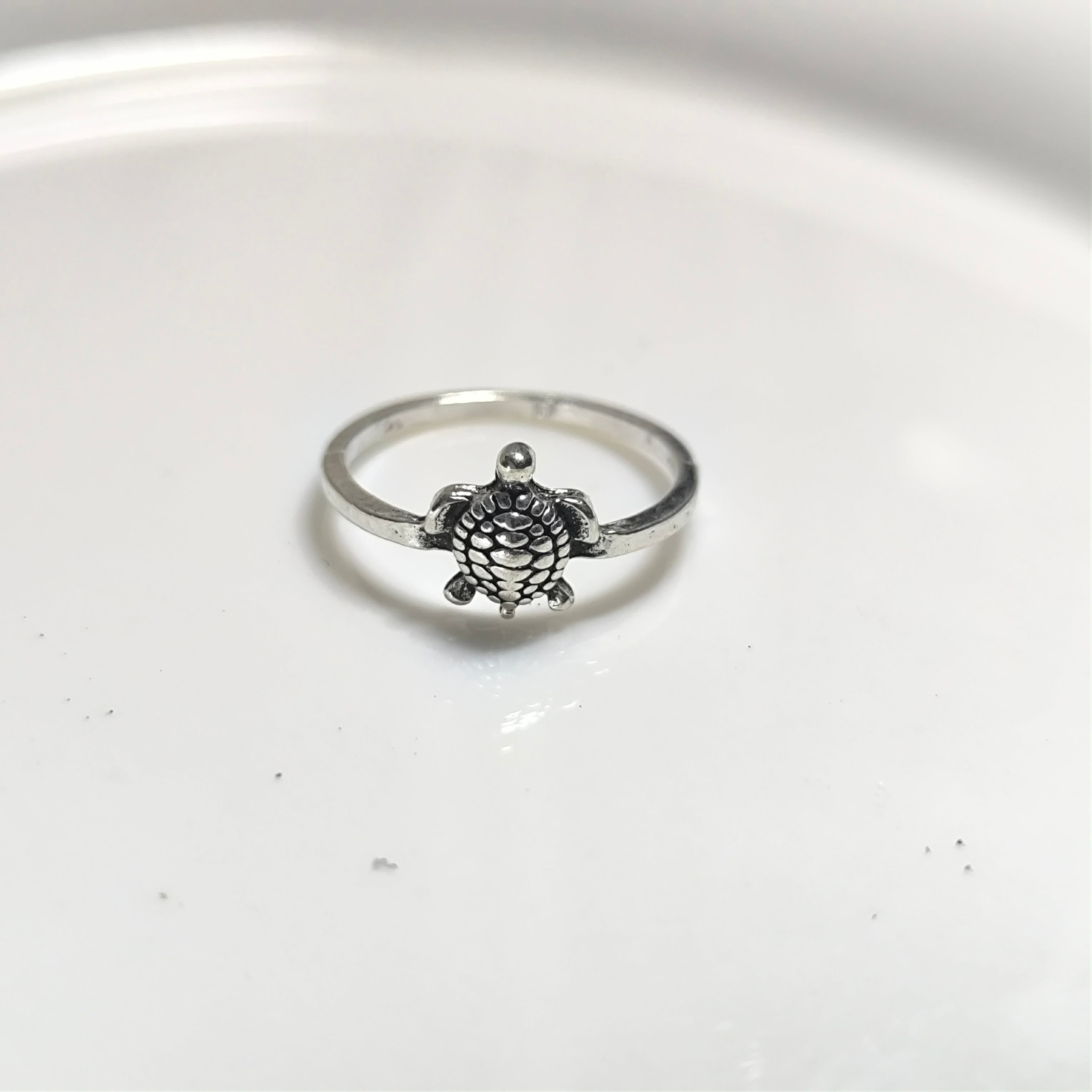 Bague Tortue en Acier Inoxydable – Style Élégant & Porte-Bonheur