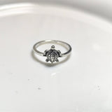 Bague Tortue en Acier Inoxydable – Style Élégant & Porte-Bonheur
