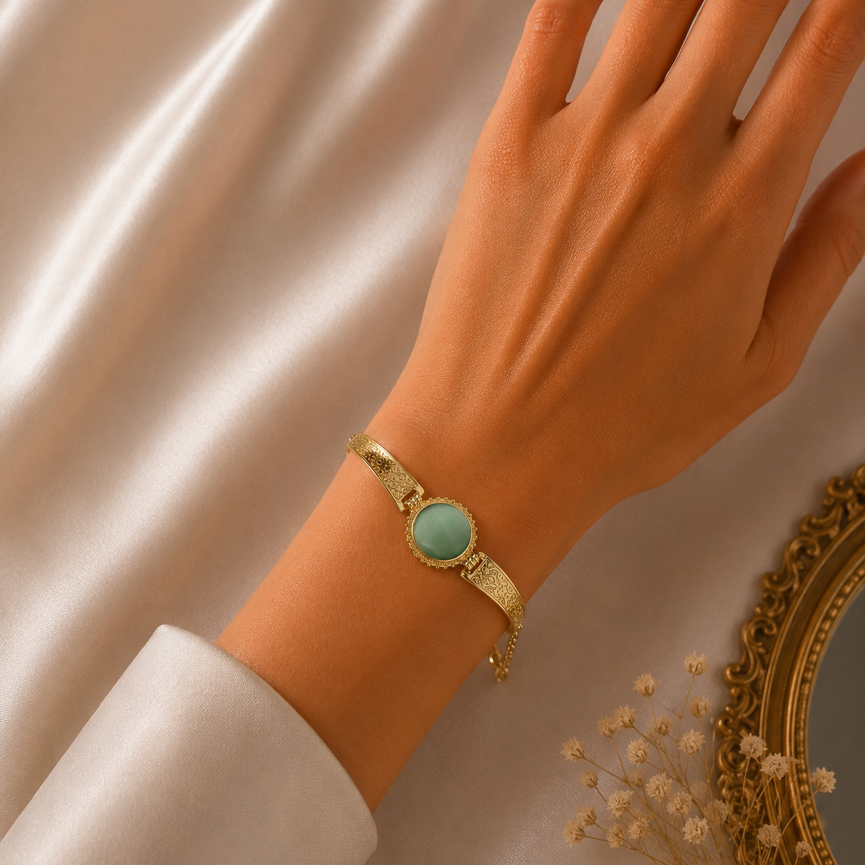 Bracelet Élégance Jade – Raffinement Intemporel