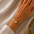 Bracelet Libellule Élégance Dorée
