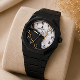 Montre Noir Élégance Minimaliste