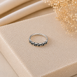 Bague Fine Vintage en Acier Inoxydable