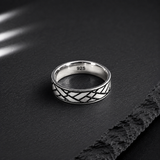 Bague Homme Argent 925 Tressée – Style Moderne Élégant