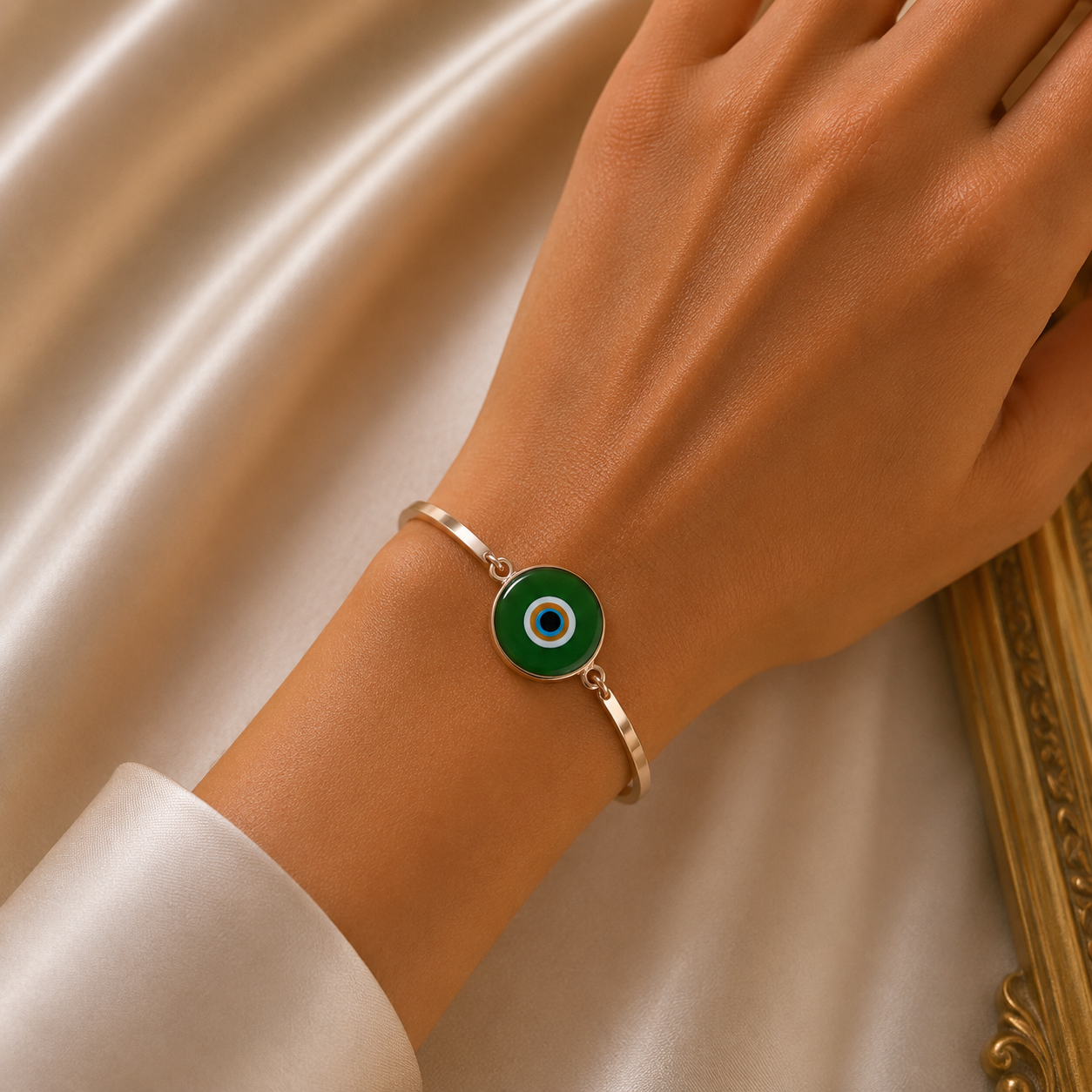 Bracelet Green Eye Élégance ✨🧿
