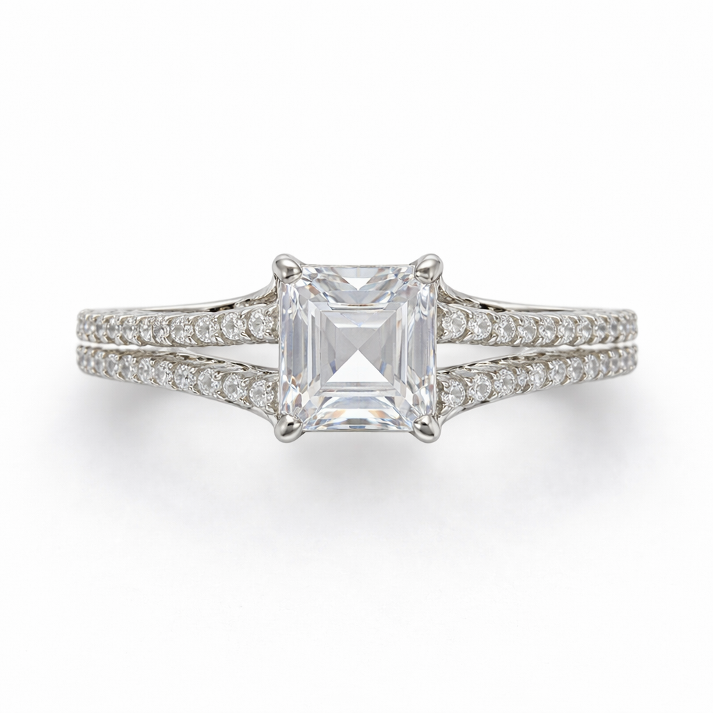 Bague Argent Éclat Impérial – Solitaire