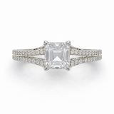 Bague Argent Éclat Impérial – Solitaire