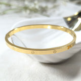 Bracelet Minimal Chic – Acier Inoxydable Doré & Argenté