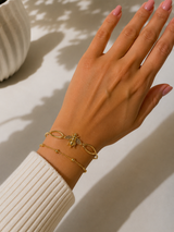 Bracelet Femme Doré avec Pendentif