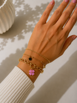 Bracelet Femme Doré avec Pendentif