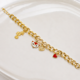 Bracelet Charms Élégance