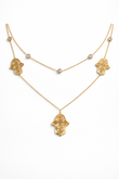 Collier Doubleet boucle  Chaîne Hamsa Doré – Élégance & Protection