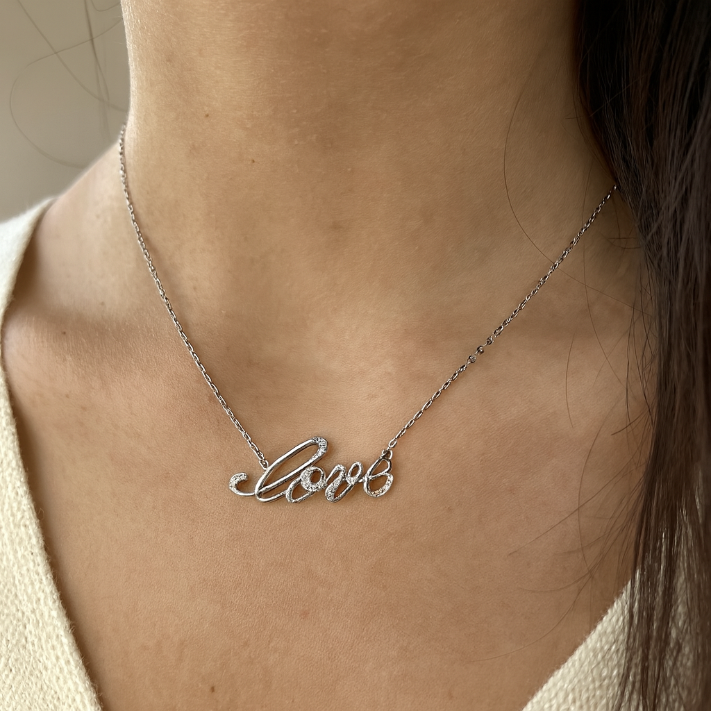 Collier “Love Éternel” en Argent