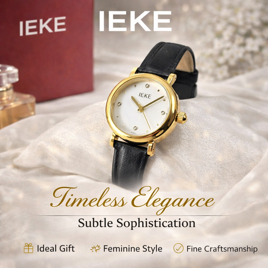 Montre Femme IEKE – Élégance Dorée Minimaliste