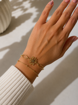 Bracelet Femme Doré avec Pendentif