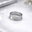 Bague Homme Argentée Gravée – Style Moderne & Élégance Discrète