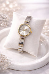 Montre Femme Élégance  – Cadran Minimaliste à Cristaux