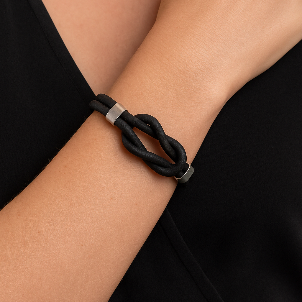 Bracelet homme en cuir Original Acier Inoxydable