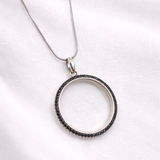 Collier Cercle Élégance en Argent – Style Moderne & Raffiné