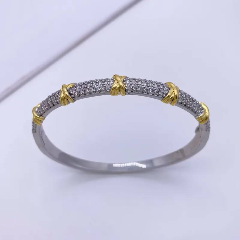 Ensemble Luxe Cristal Doré – Bracelet & Bague en Acier Inoxydable