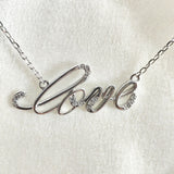 Collier “Love Éternel” en Argent