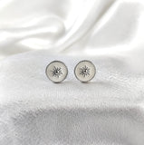 Boucles d’Oreilles “Étoile Émaillée” en Argent