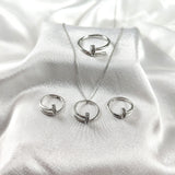 Parure “Élégance Moderne” en Argent 925