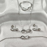 Parure “Éternité” en Argent 925 4ps