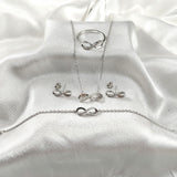 Parure “Éternité” en Argent 925 4ps