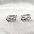 Boucles d’Oreilles Infini & Cœurs en Argent 925