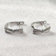 Boucles d’Oreilles Rectangulaires Chic en Argent 925