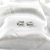 Boucles d’Oreilles Rectangulaires Chic en Argent 925