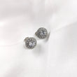 Boucles d’Oreilles Halo en Argent 925 & Zircons Brillants