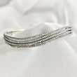 Bracelet Multi-Rangs en Argent 925 – Éclat de Zircons