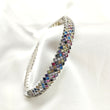 Bracelet en Argent 925 avec Pierres Multicolores
