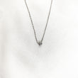 Chaîne en Argent 925 avec Solitaire Zircon
