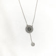 Chaîne en Argent 925 Médaillon Étoile Cristallisée
