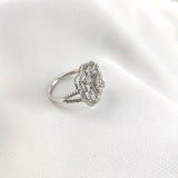 Bague en argent sertie de zircon – Éclat et raffinement intemporel