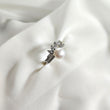 Bague en argent 925 perle et zircons – Élégance royale