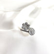 Bague en argent 925 fleurs éclatantes – Élégance florale