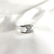 Bague en argent 925 double anneau – Élégance Contemporaine