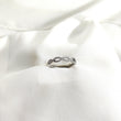 Bague en argent 925 entrelacée de zircons – Élégance Intemporelle