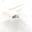 Bague en argent 925 “Étreinte Éternelle” – Solitaire zircon au design entrelacé
