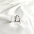 Bague en argent 925 “Couronne d’Éclat” – Anneau ouvert orné de zircons scintillants