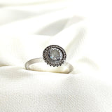 Bague en argent 925 “Cercle d’Éclat” – Élégance intemporelle sertie de zircons