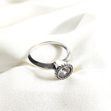 Bague en argent 925 “Cercle d’Éclat” – Élégance intemporelle sertie de zircons