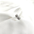 Bague en argent 925 “Duo d’Éclat” – Sphères pavées de zircons scintillants