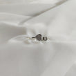 Bague en argent 925 “Duo de Cœurs” – Design ouvert serti de zircons scintillants