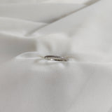 Bague en argent 925 “Élégance Pure” – Anneau fin serti de zircons étincelants