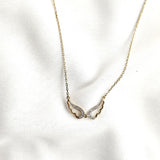 Chaîne ailes d’ange en plaqué or – Garantie 10 ans